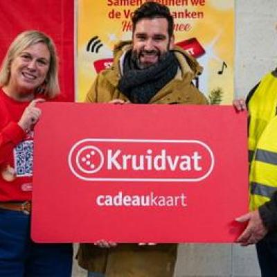 Metejoor en Kruidvat halen geld op voor de Belgische Federatie van Voedselbanken 