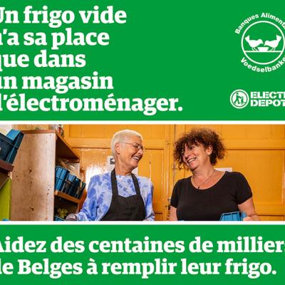 A partir du 22 juillet, une campagne de sensibilisation et de collecte de fonds pour les Banques Alimentaires a débuté chez ELECTRO DEPOT.