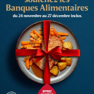 Soutenez les Banques Alimentaires du 24 novembre au 27 décembre inclus