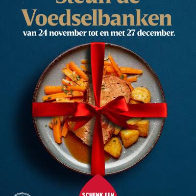 Steun de Voedselbanken van 24 november t/m 27 december!
